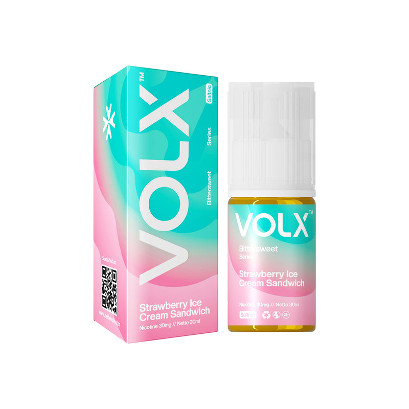 Bittersweet Strawberry Ice Cream Sandwich