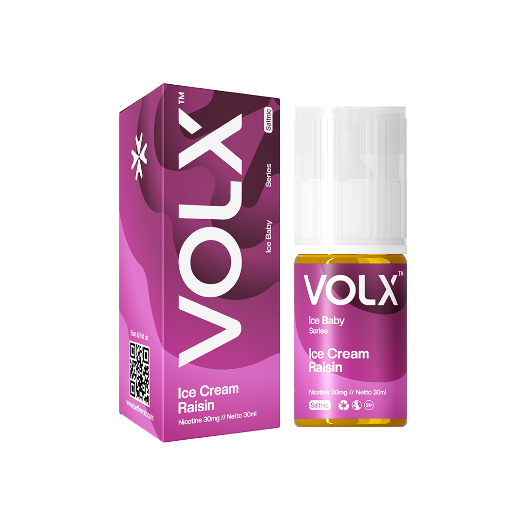 VOLX Ice Cream Raisin - Ice Baby Series - Liquid Vape 30ml